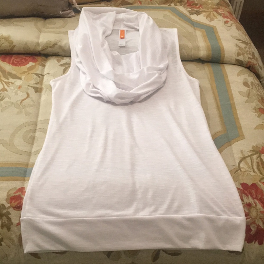 Lucy cowl neck sleeveless shirt